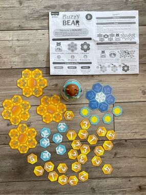 Fisher Price | Mattel Games Buzzy Bear Cooperative Kids Game